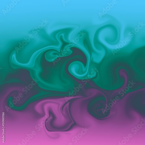 four colors distorted background