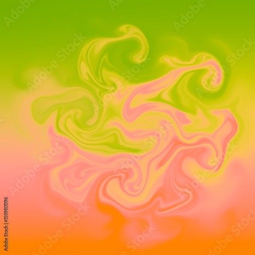 four colors distorted background