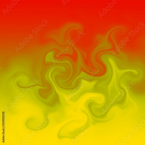 four colors distorted background