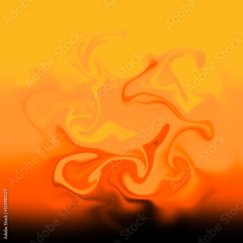 four colors distorted background