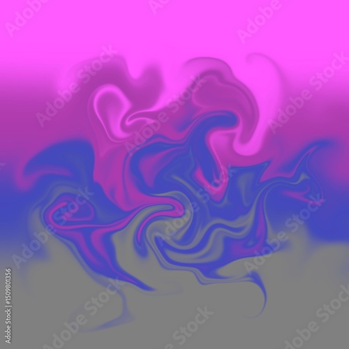 four colors distorted background