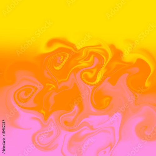 four colors distorted background