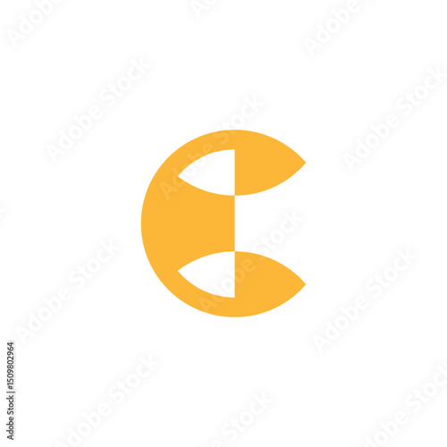 Letter C Initial Logo Vector