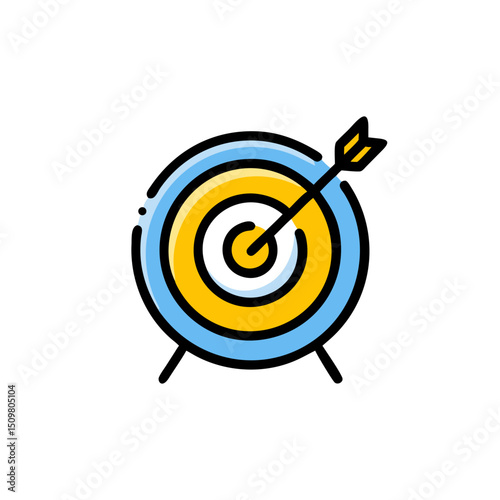 Target with Arrow