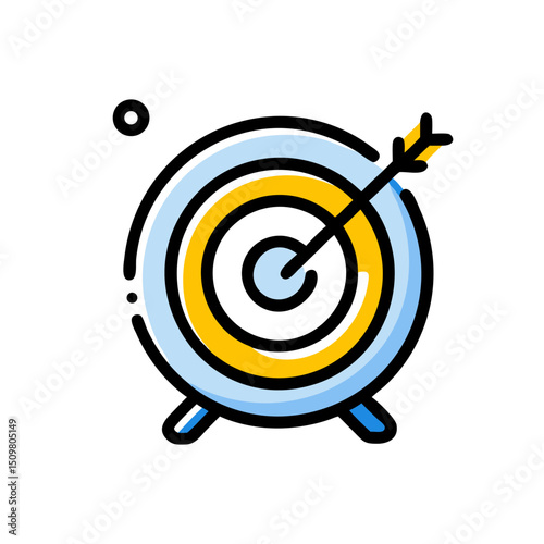 Target with Arrow