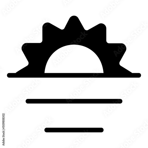 sunrise Solid icon