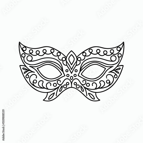 tribal mask tattoo