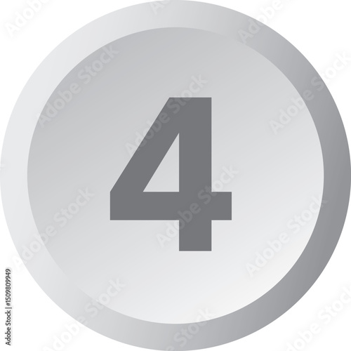 숫자 4 버튼