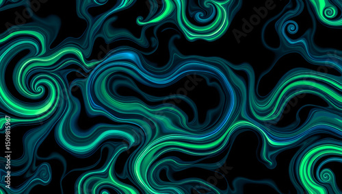  Arctic Algae Bloom Swirls art