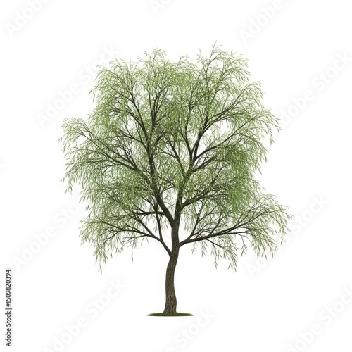 tree isolated on white