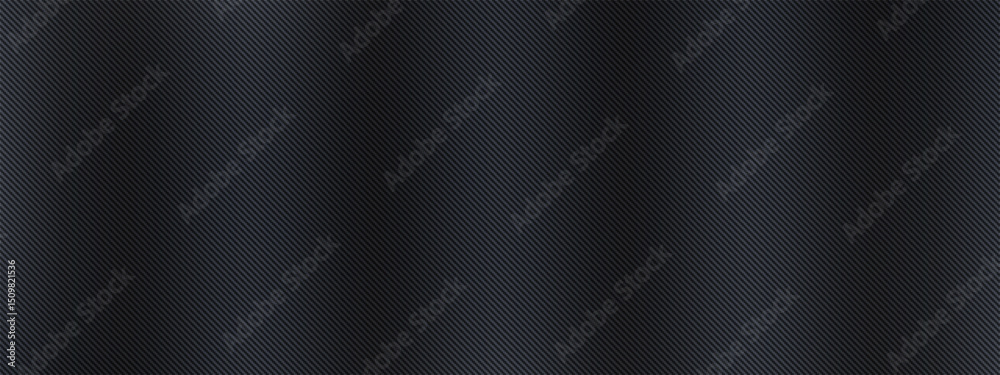 Φωτογραφία Seamless black denim texture with diagonal twill pattern and fine woven structure