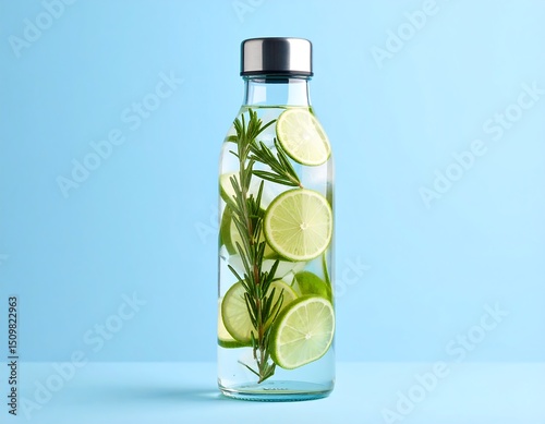 Refreshing infused water bottle