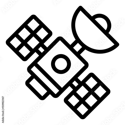 space station Line Icon