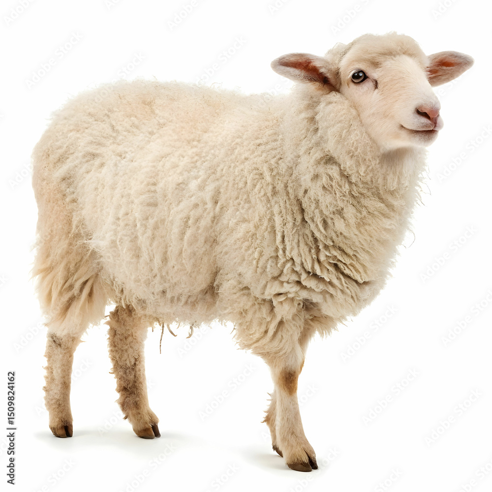 Fototapeta premium sheep and lambs