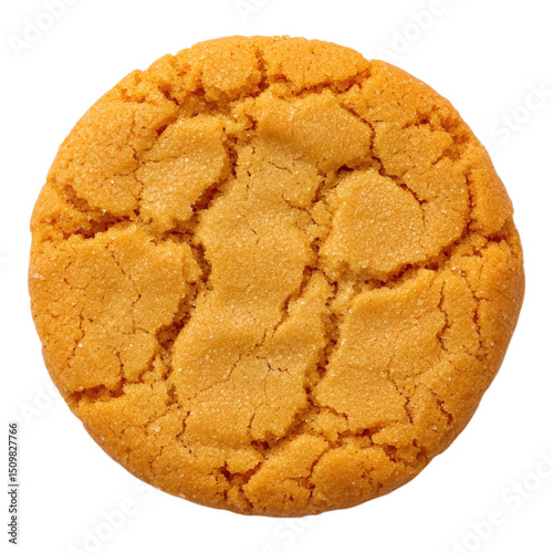 Wallpaper Mural Golden brown cookie with a cracked surface, perfect for snacks or dessert. Fresh, crispy, and delicious. Torontodigital.ca