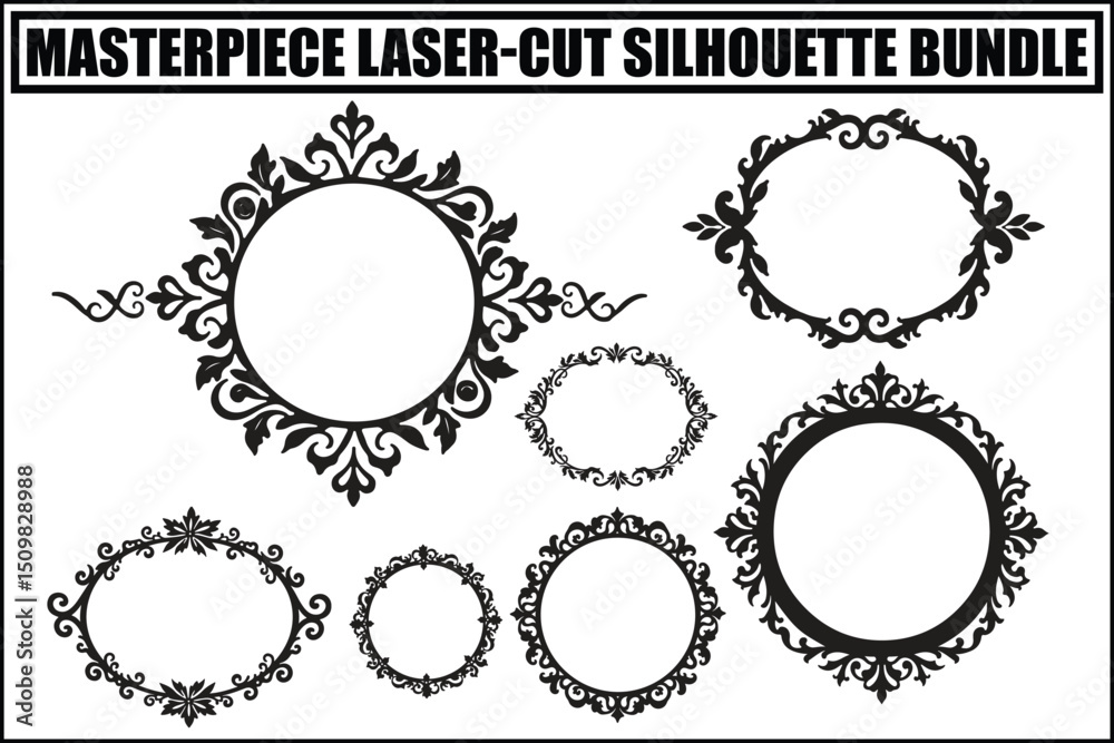 Obraz premium Masterpiece Laser-Cut Frame Bundle
