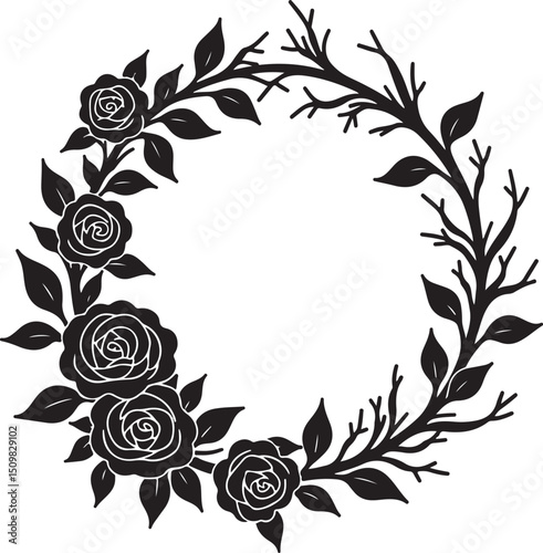 Elegant Floral Wreath Bundle
