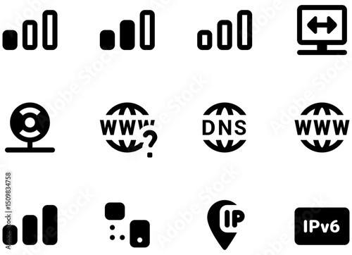 Set of Internet Connection icons	

