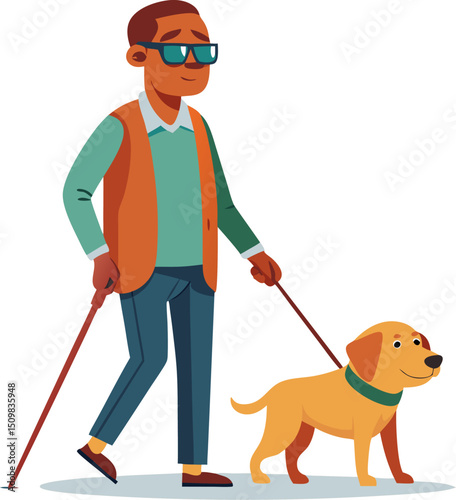 man with dog