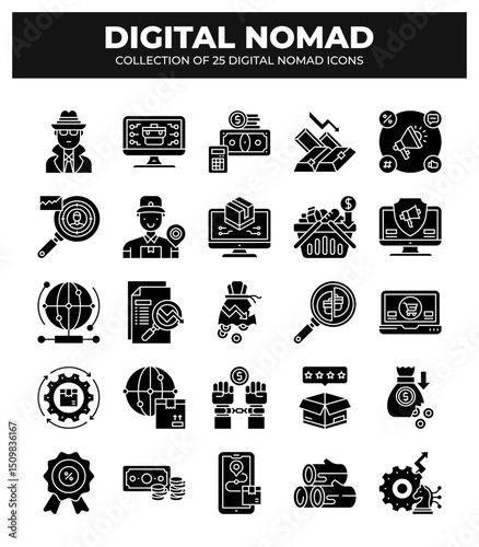 Digital Nomad Icons: Ultimate Guide to Remote Work and Online Business