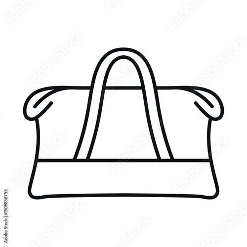 Sports bag icon designed for sports and fitness lovers