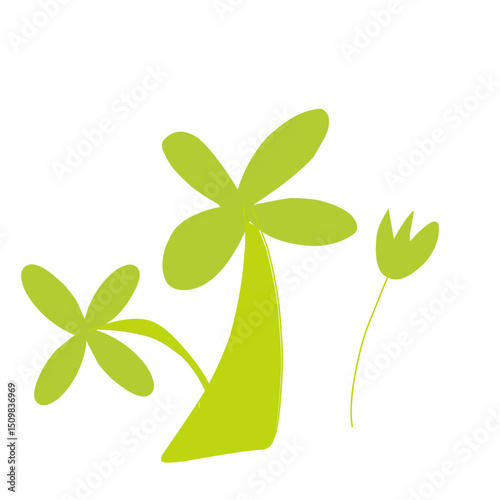four leaf clover vector illustration