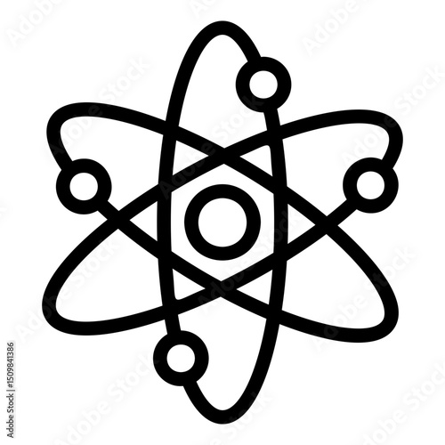 atom Line Icon