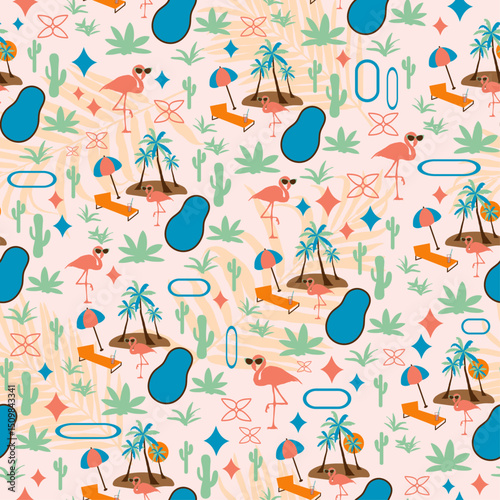 Palm Springs Repeat Pattern 1