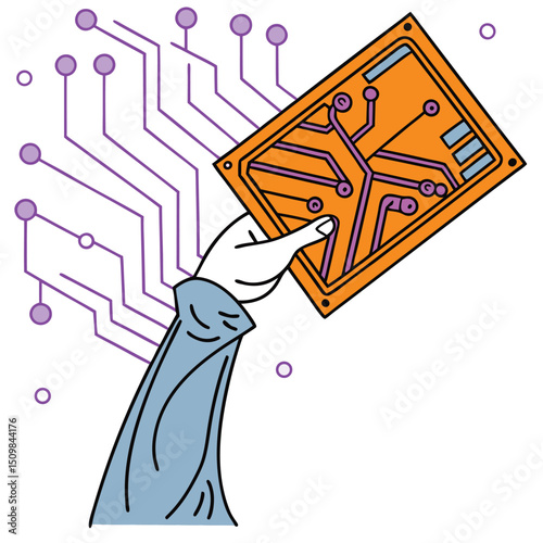 hand drawn vector illustration
