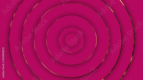 Circle Shape Cosmetic Loop Animation Background | Soft Motion | 4K Seamless
