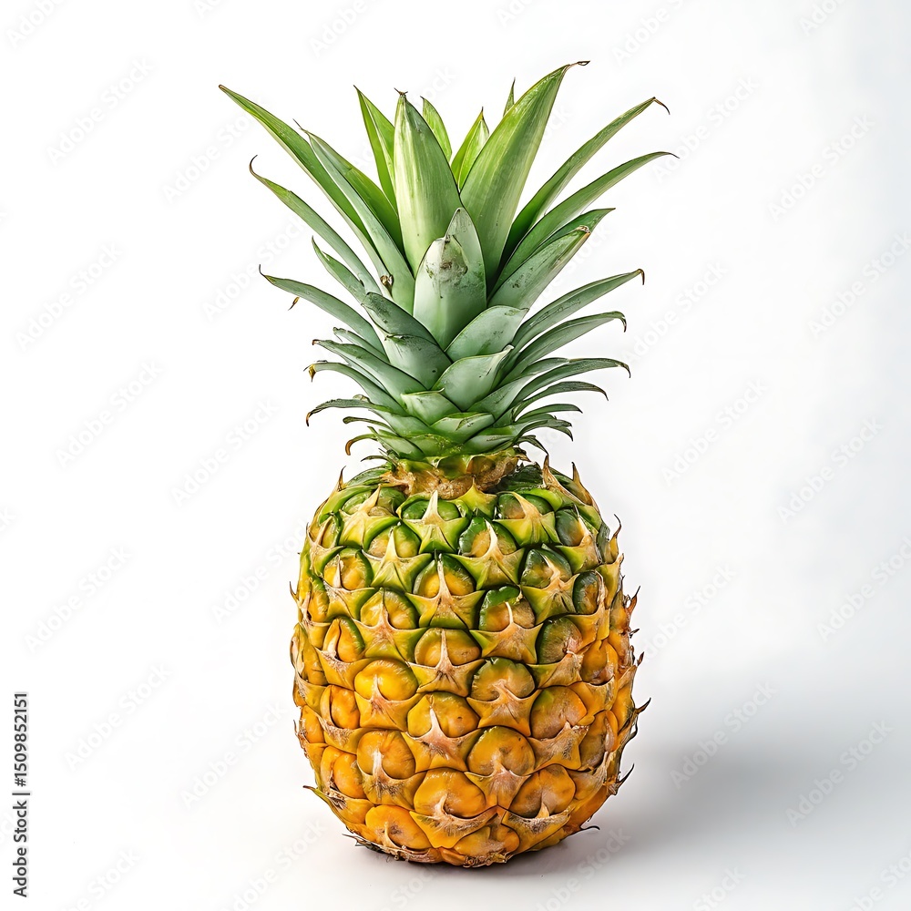 Fototapeta premium pineapple on white background