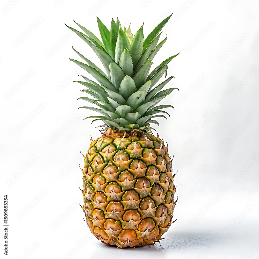 Fototapeta premium pineapple on white background