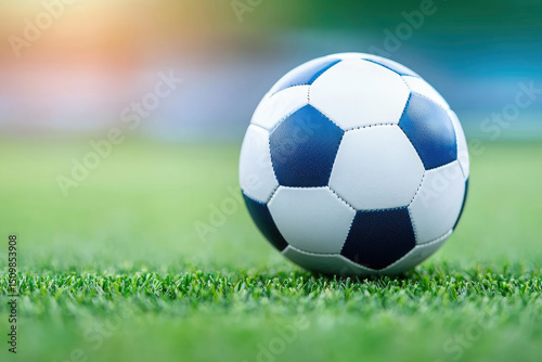 Exciting soccer match action grass field sports photography outdoor setting close-up perspective team spirit and competition dynamics