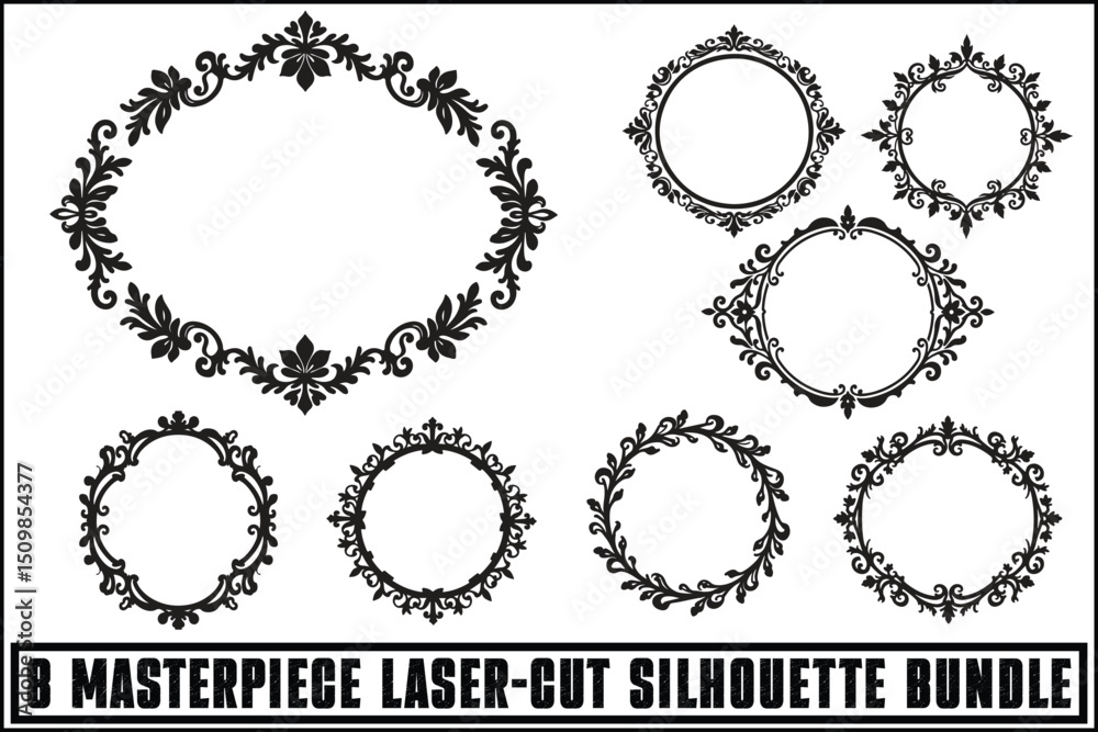 Obraz premium Elegant Laser Cut Frame Bundle