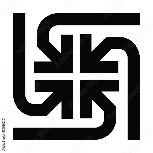 Centralized convergence, unified core, the center of direction.