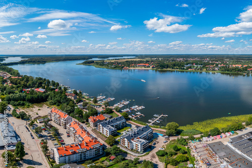 Fototapeta Naklejka Na Ścianę i Meble -  Ostróda-miasto położone na Mazurach na Pojezierzu Iławskim	