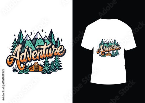 Fashionable black cotton t-shirt design concept with a blank apparel template for casual wear and sport