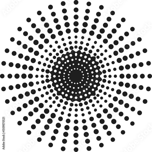 halftone dots background