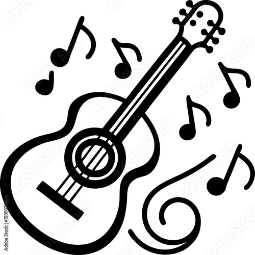 musical instruments vector illustration