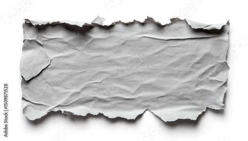 Torn Grey Paper Texture