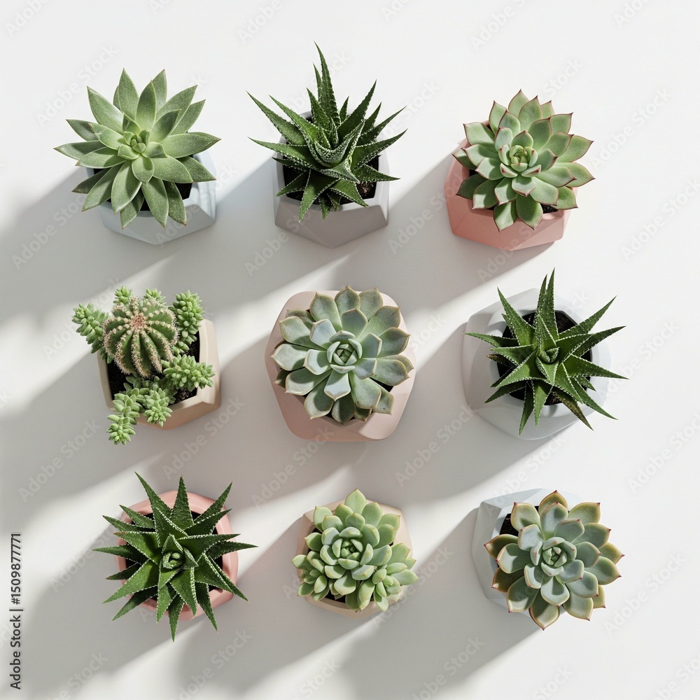 Obraz premium Small plant on the pots 