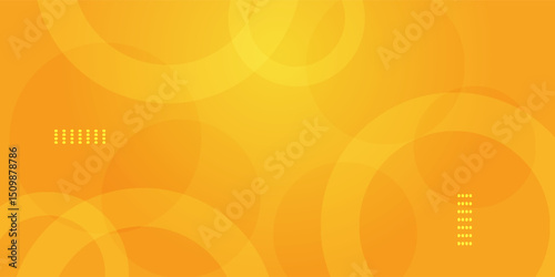 abstract yellow circular background. vector illustration eps10