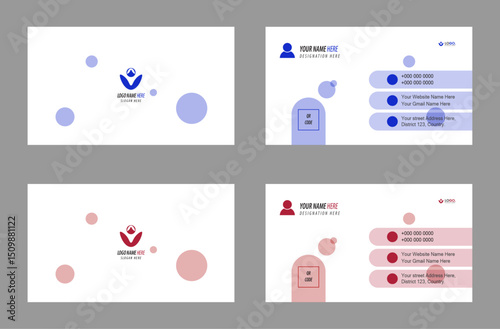 Business card template design