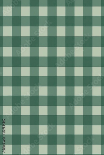 green gingham background