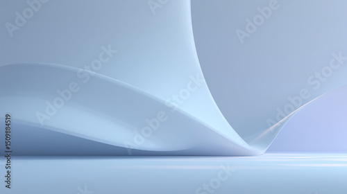 Clean White Product Display Backgrounds – Soft Minimal Podiums and Abstract Shapes.