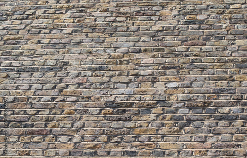 Brick Wall Texture Close-Up
