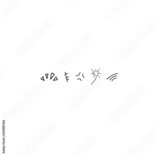  symbols appear to be used to convey emotions, reactions, or distinctive visual effects in comic or cartoon illustrations.