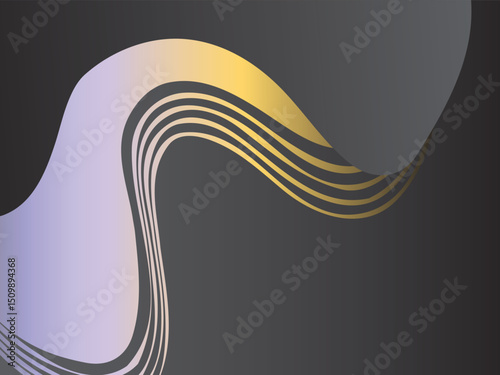 Abstract geometric lines pattern on black background. Elegant dark gray color with textured modern design uses for  book page, paintings, printing, mobile backgrounds, book, covers, screen savers, web