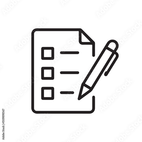 Document icon vector illustration set for web and mobile app design