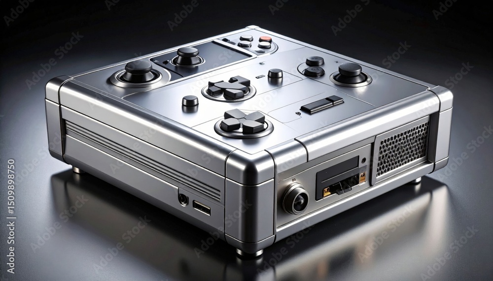 Fototapeta premium Modern Retro Audio Equipment Design